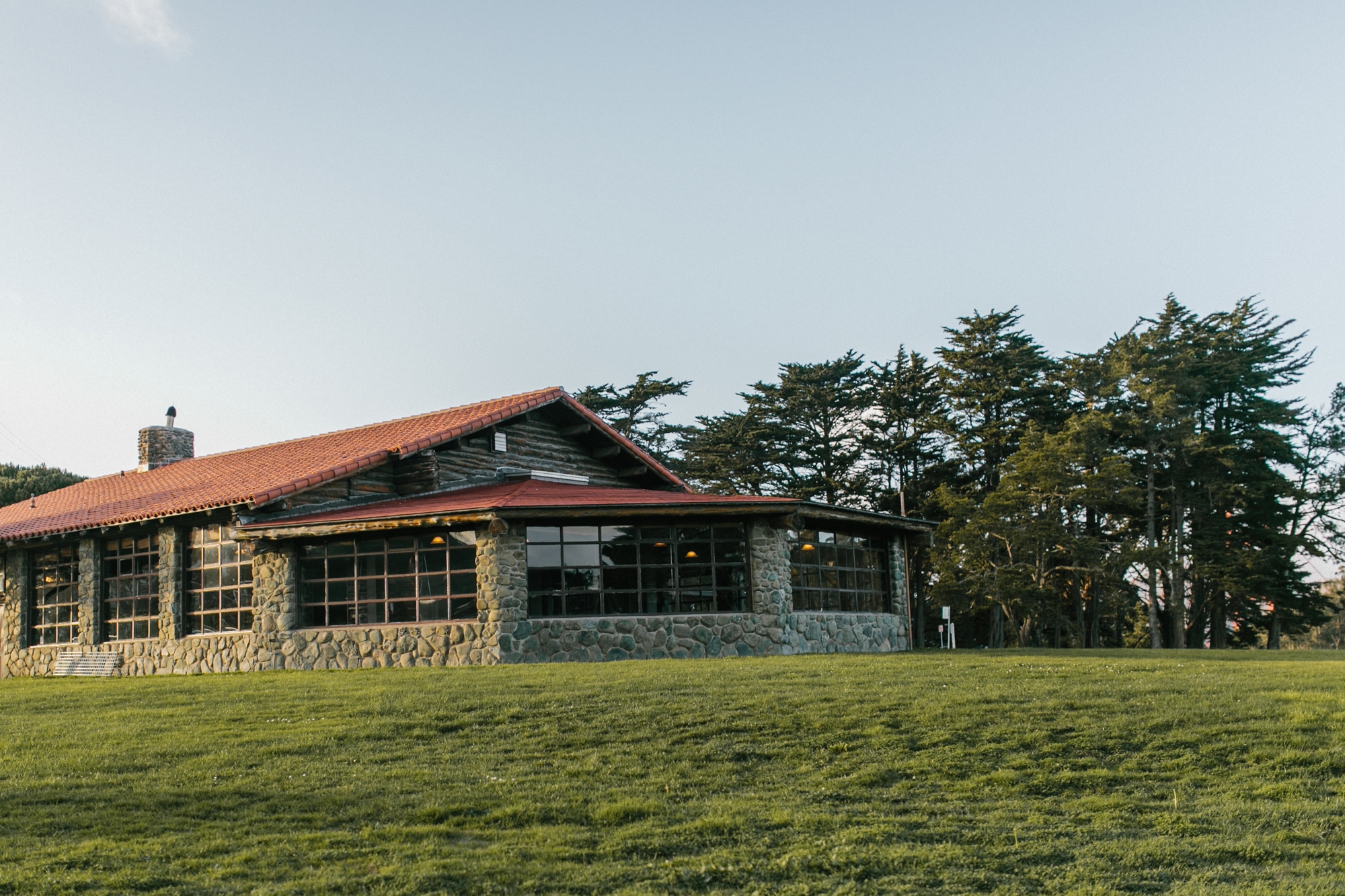 Presidio Log Cabin San Francisco California Photoflood Studio