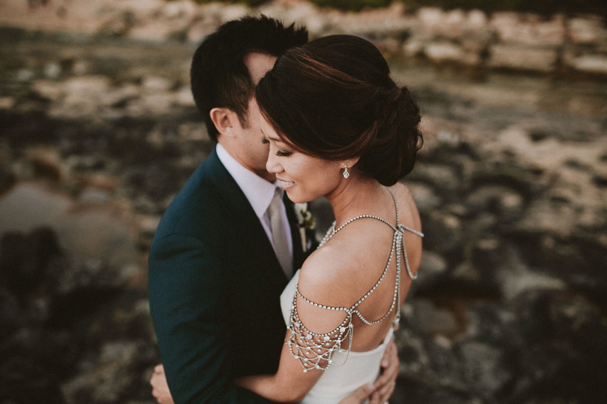 Lanikuhonua Phase 2 Oahu Hawaii Modern Tropical Wedding